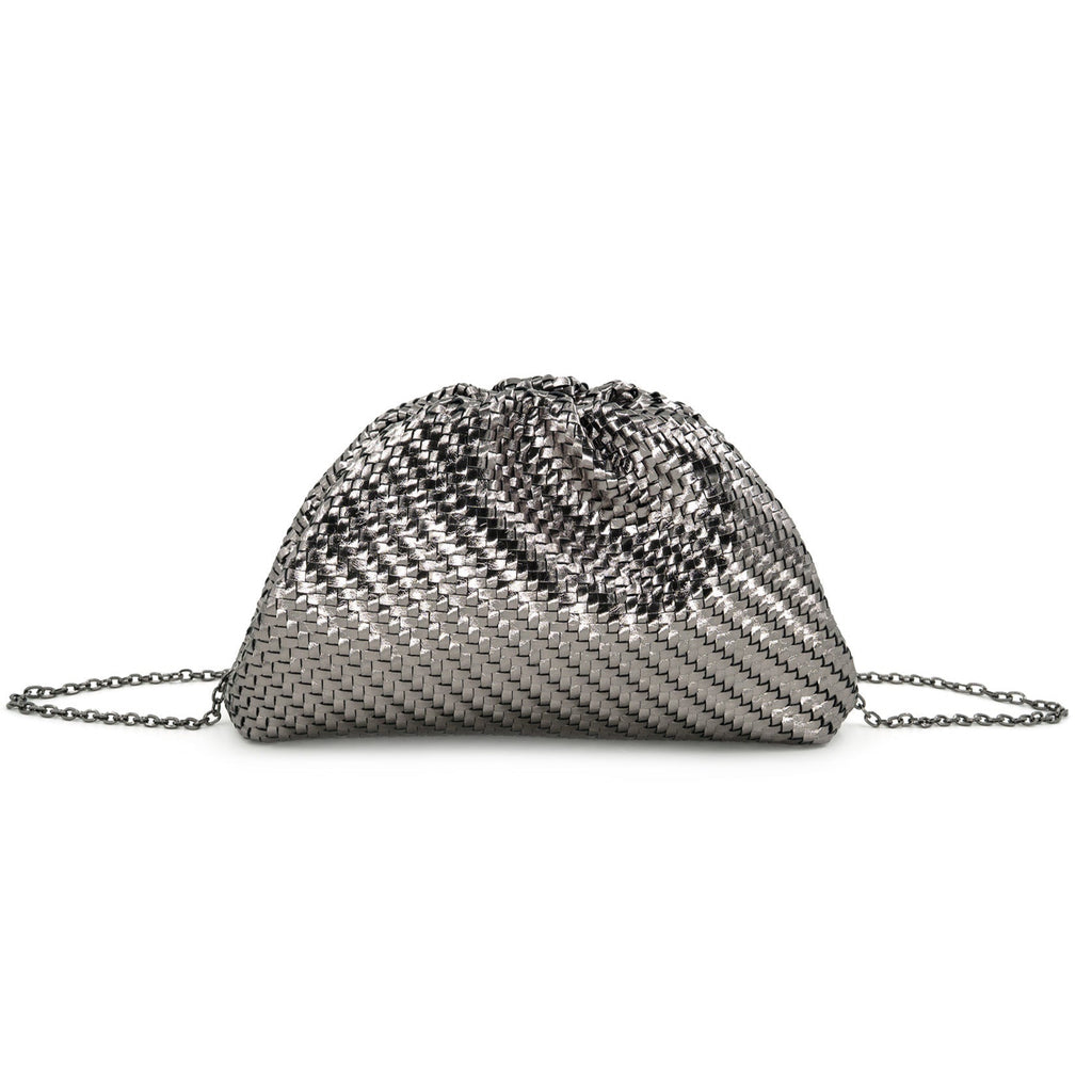 Half Moon Patent Evening Bag