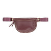 Samantha Studded Vegan Leather Fanny/Crossbody Bag