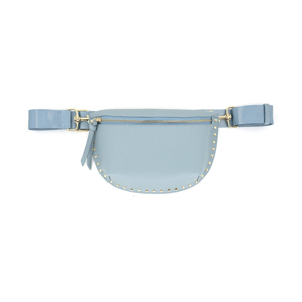 Samantha Studded Vegan Leather Fanny/Crossbody Bag