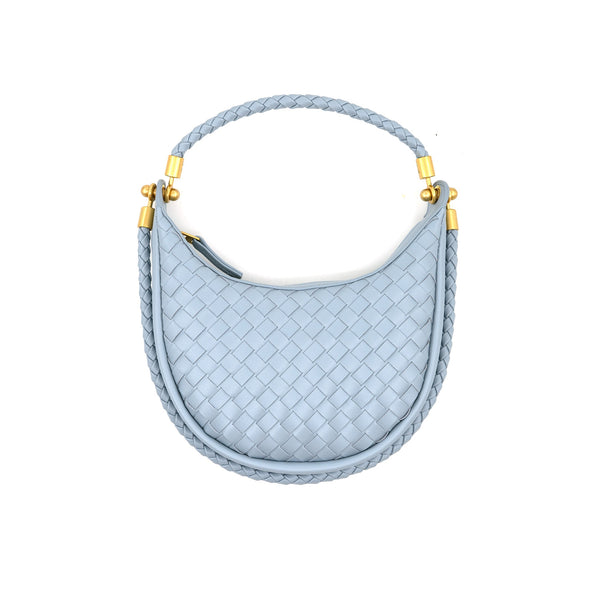 Small Woven Cresent Handbag