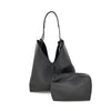 Colleen Reversible Leatherette/Suede Handbag/Tote