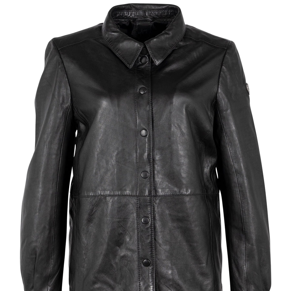 Ofilia RF Black Leather Jacket Accessorize Me Ofilia RF Black Leather Jacket Accessorize Me