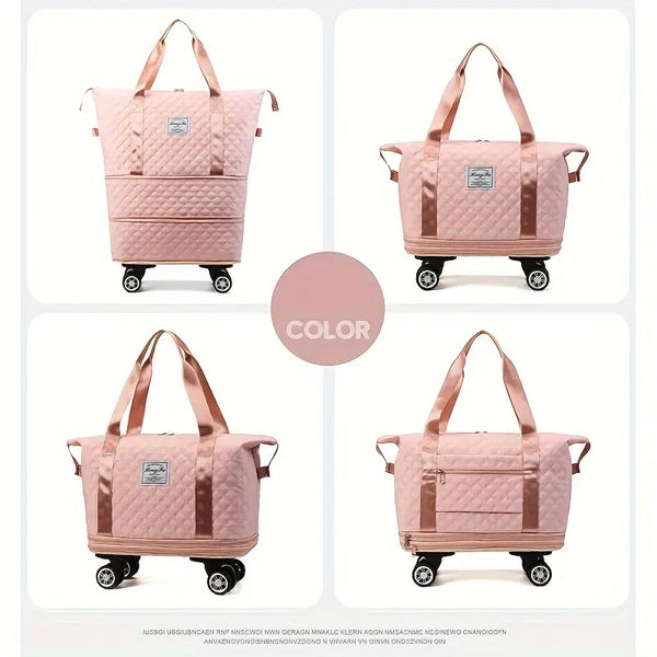 Expandable Quilted Travel Bag