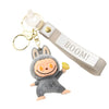 Yoga Posing Monster Keychain