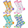 Colorful Fun Mah Jong Socks