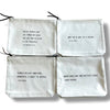 Famous Quotes Canvas Zip Bags