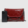 Vegan Leather Chain Shoulder Bag