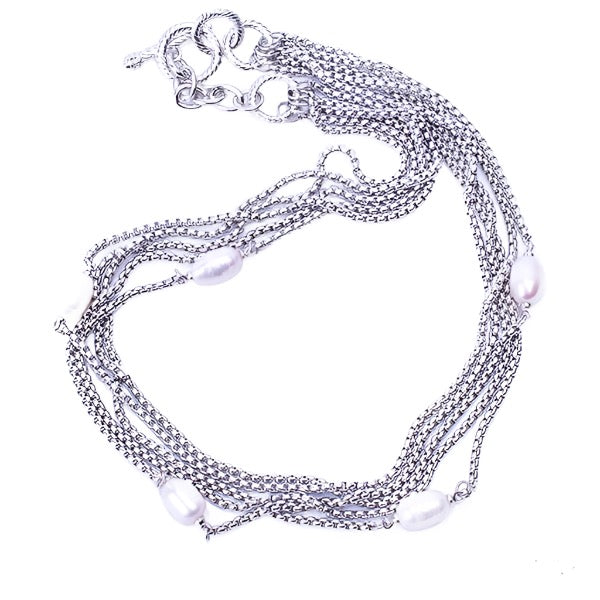 Multi-Chain And Pearl Necklace