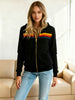 Lightweight Hoodie with Rainbow Striping
