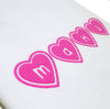 Puff Print M...A...H...J  w/ Hanger Tea Towel