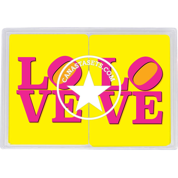 *New 2 Decks Fun Designs PVC Cards