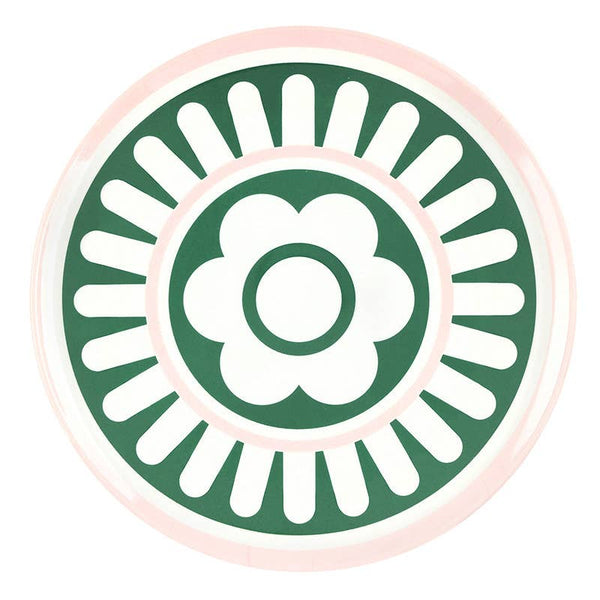 Set of 4 Melamine Appetizer Mahjong Plates