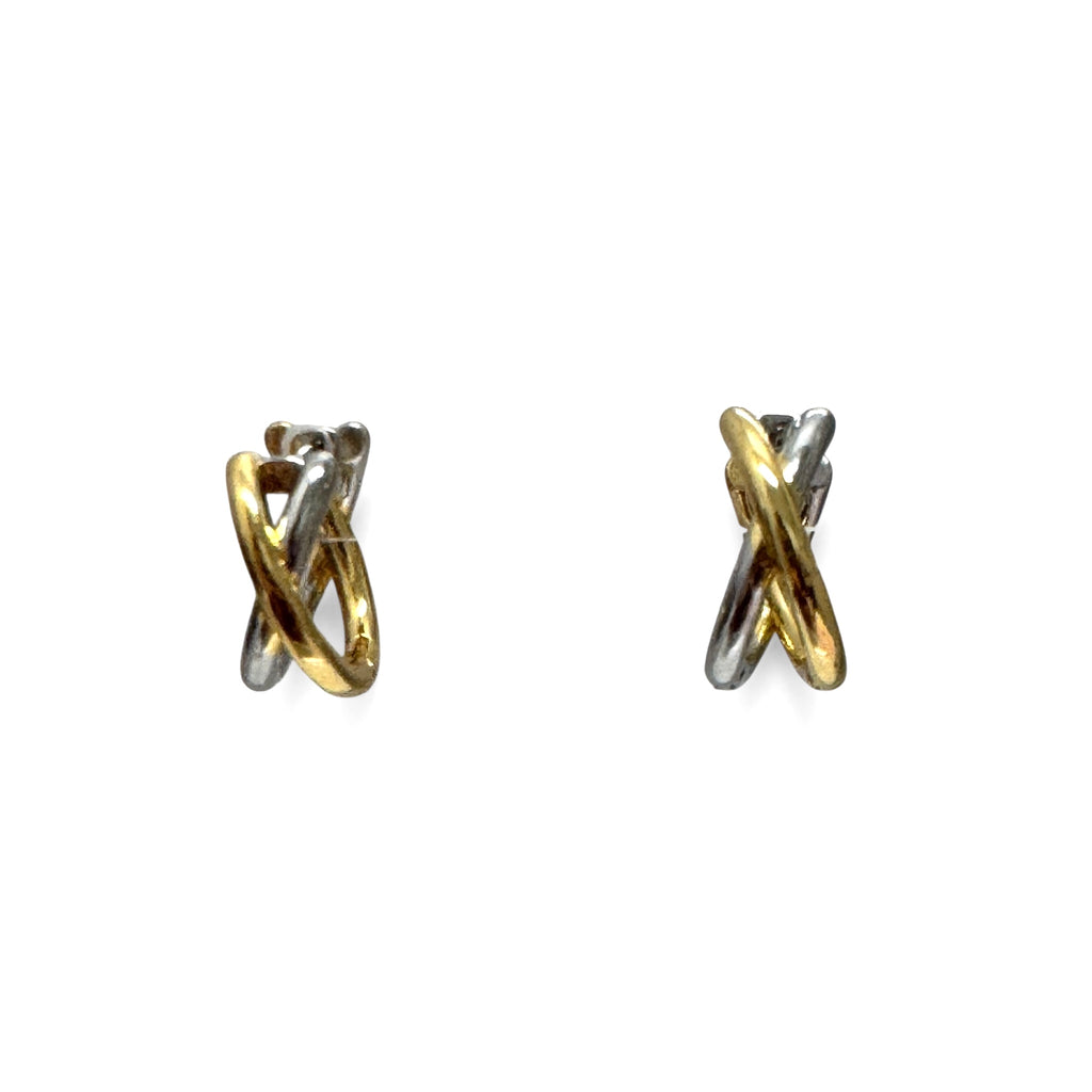 Crossover Gold and Silver Huggies
