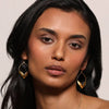 Fluttering Petals Gold Earrings