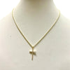 Pave Cross Necklace