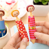 Retractable Colorful People Pens