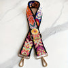 Floral Embroidered Guitar/Purse Strap