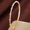 Extra Thin Gold or Silver and Cz Bangle
