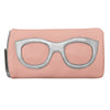 Leather Double Zip Eyeglass Case