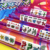 Fun Colorful Retro Pop Art Mahjong Tiles