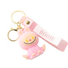 Yoga Posing Monster Keychain