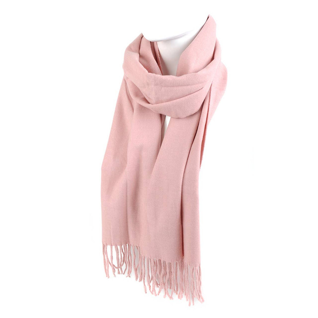Solid Color Acrylic Cashmere Feel Winter Scarves