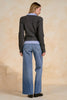Elan Cable Knit Sweater with Blouse