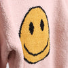 Smiley Face Soft Lounge Pullover Sweater