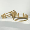 Multi Strand CZ Design Bangle Bracelet