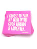 Funny Cocktail Napkins | Pair Wine With Good Friends -