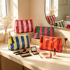 Stripes Make Me Happy Clear Coated  Bag