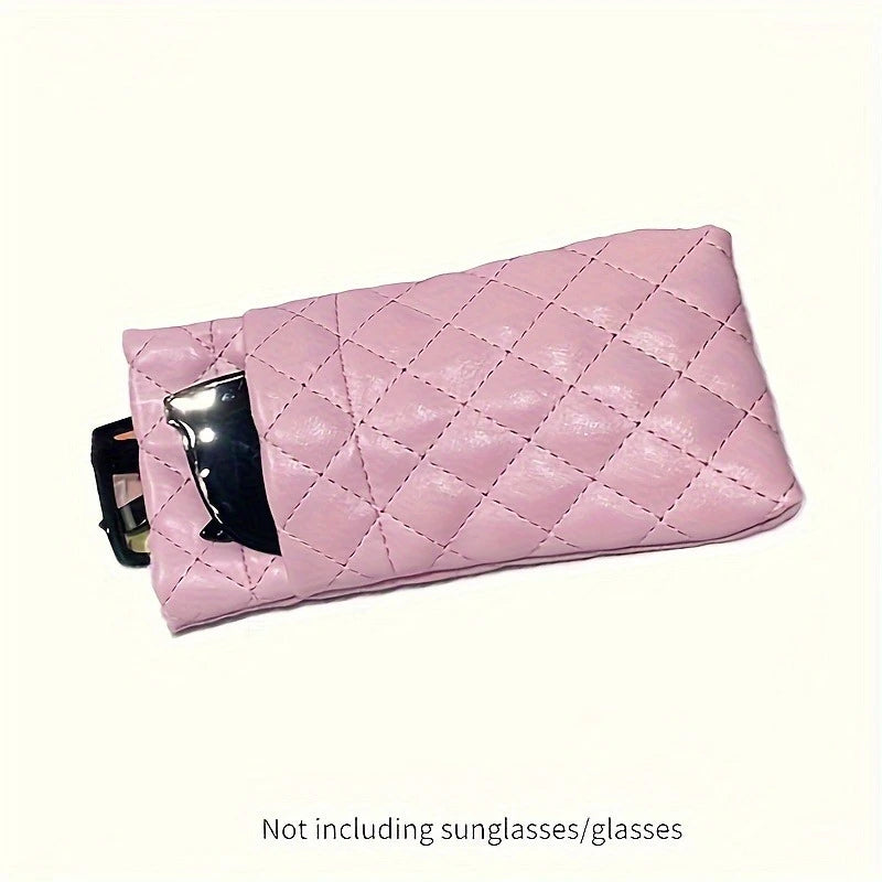 Quilted Eyeglass Holder With Pocket
