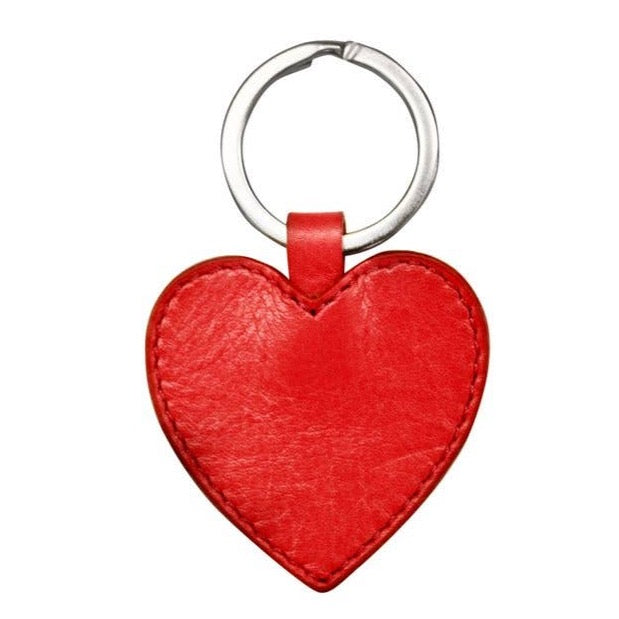 ILI Leather Heart Key Chains