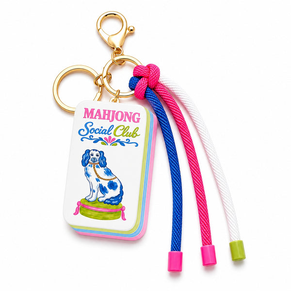 Mahjong Keychain and Bag Charm
