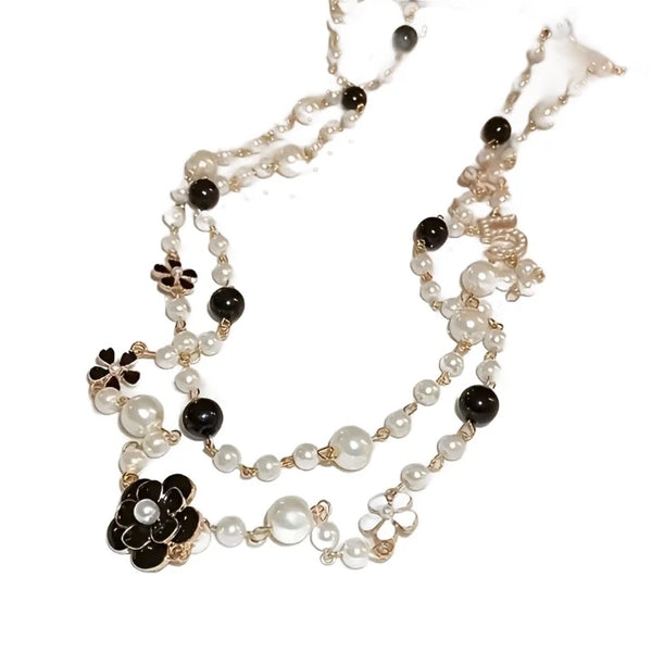 Long Pearl And Double Pearl Necklaces