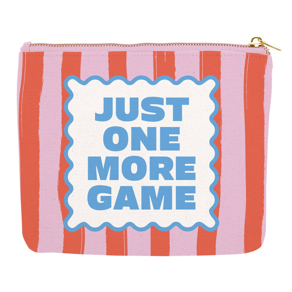 Mahjong Zipper Canvas Card Pouches