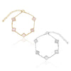 Mother of Pearl Clover Bracelet