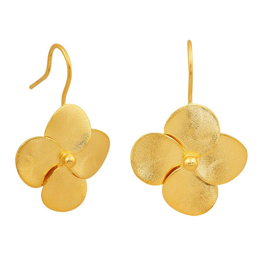 Ilha Do Mel Hook Flower Earrings