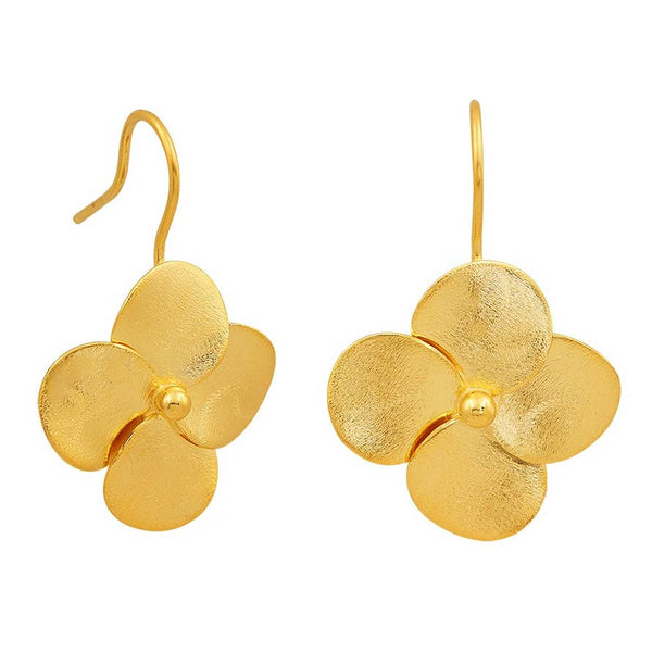 Ilha Do Mel Hook Flower Earrings