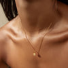 16" Guiding Faith White Topaz Star of David Necklace