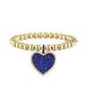Lila's Gorgeous CZ Heart Charm Bracelet