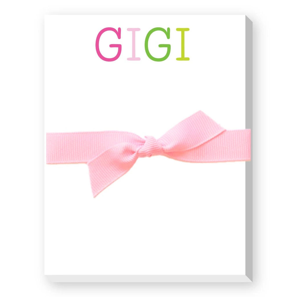 Colorful Gigi, Nana, Grandma and Mom Notepads