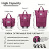 Expandable Nylon Travel Bag on Wheels