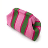 New Knitted Striped Dumpling Clutch