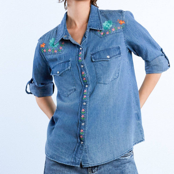 Two Step Denim Shirt