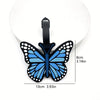 Whimsical Cartoon Butterfly Luggage Tags