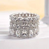Elegant CZ Stacking Ring Set