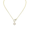 Rachael Clasp Necklace Star of David Charm