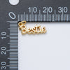 14K Gold Filled “Bestie” Script Charm
