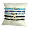 Adjustable Beaded Charm Bracelets from Greece